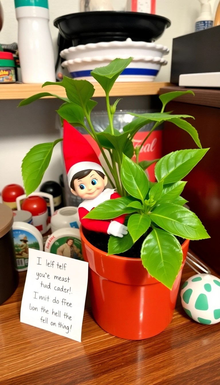 10 Last-Minute Elf on the Shelf Ideas That Will Save Your Christmas Spirit! - 8. Elf Playing Hide and Seek