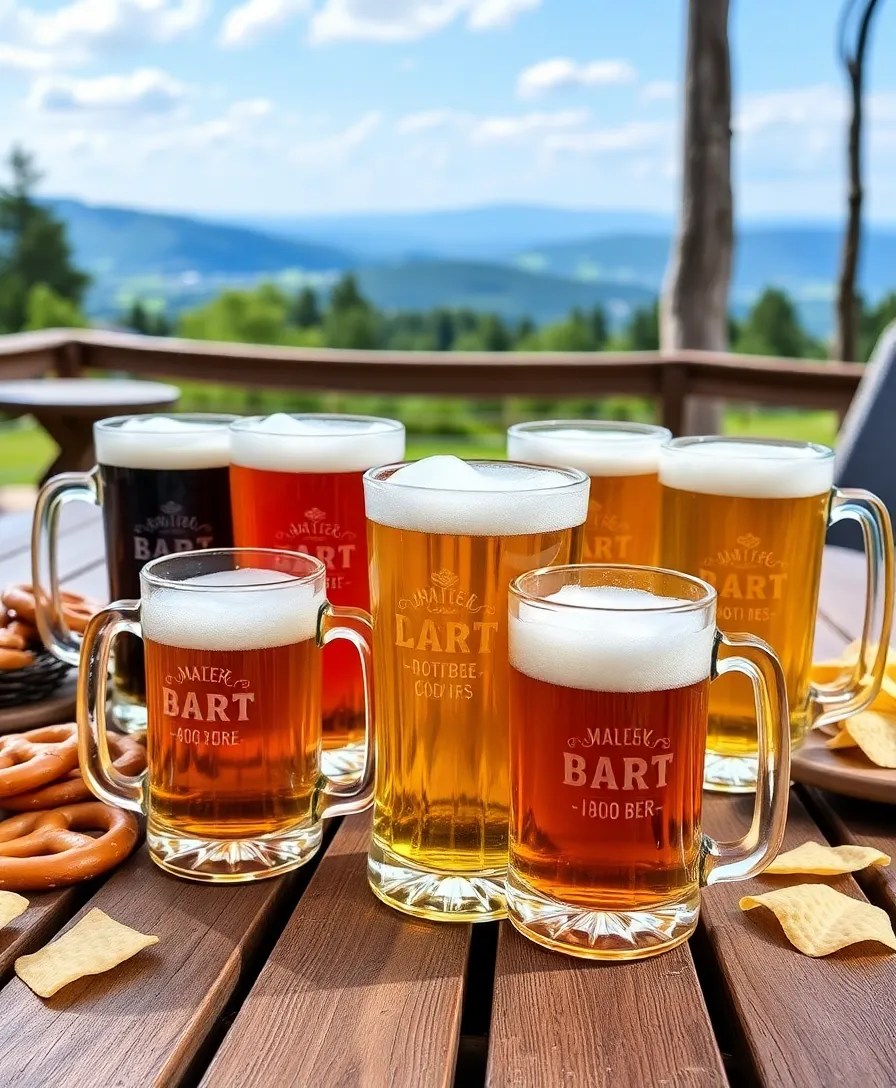 12 Personalized Drinkware Ideas for Mixologists That Will Make Their Night! - 4. Personalized Beer Mugs