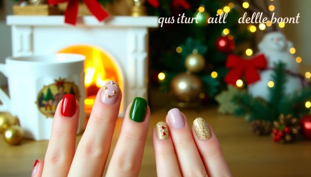 12 Quick Christmas Nail Ideas for Last-Minute Holiday Prep (You Can Do #3 in 10&nbsp;Minutes!)
