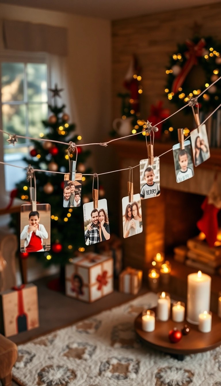14 Creative DIY Advent Calendar Ideas That’ll Make Your Countdown to Christmas Extra Special! - 13. DIY Photo Advent Calendar