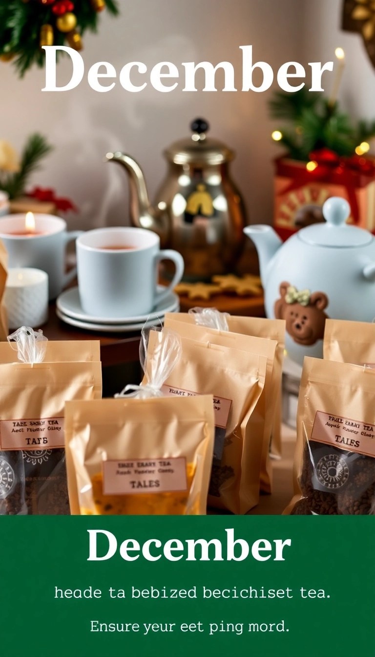 14 Creative DIY Advent Calendar Ideas That’ll Make Your Countdown to Christmas Extra Special! - 14. DIY Tea Advent Calendar