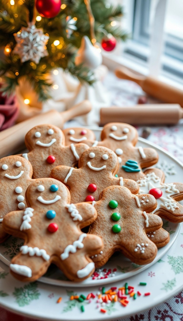 14 Delectable Christmas Cookie Recipes That Are Almost Too Cute to Eat! (You Won't Believe #6!) - 1. Gingerbread Men with a Twist