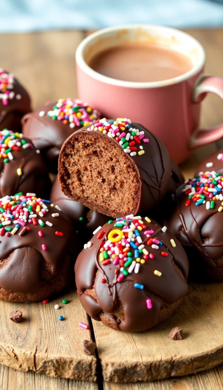 14 Delectable Christmas Cookie Recipes That Are Almost Too Cute to Eat! (You Won't Believe #6!) - 13. Hot Chocolate Bomb Cookies