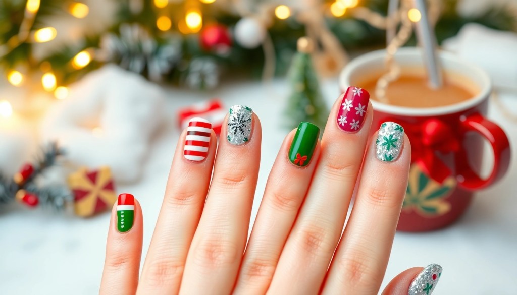 14 Easy Christmas Nail Art Tutorials to Get You in the Holiday Spirit! (Tutorial #3 Will Wow&nbsp;You!)