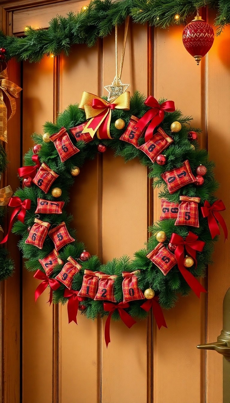 14 Fun DIY Advent Calendars That Will Make December Magical (Kids Will Love #6!) - 2. Advent Calendar Wreath