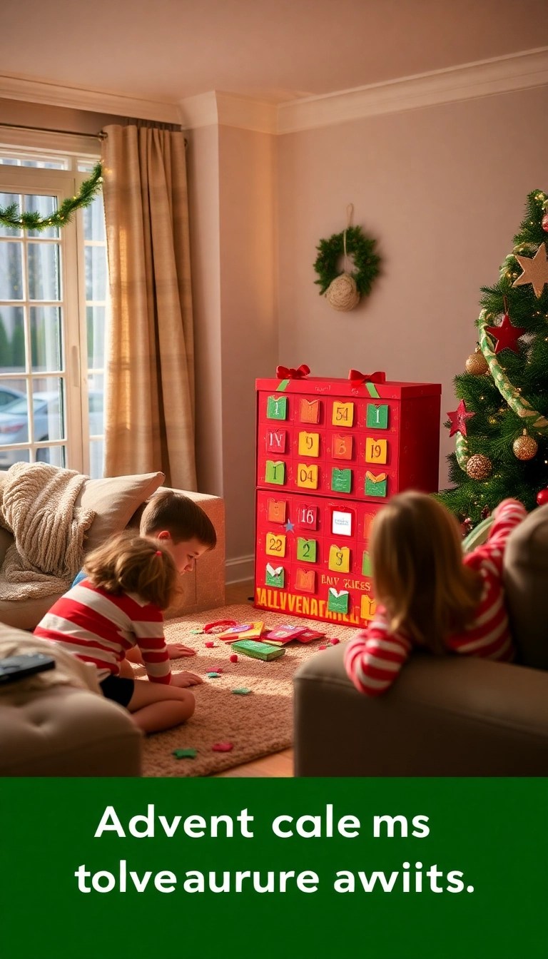 14 Fun DIY Advent Calendars That Will Make December Magical (Kids Will Love #6!) - 6. Hidden Treasure Advent Calendar (Kids Will Love This!)