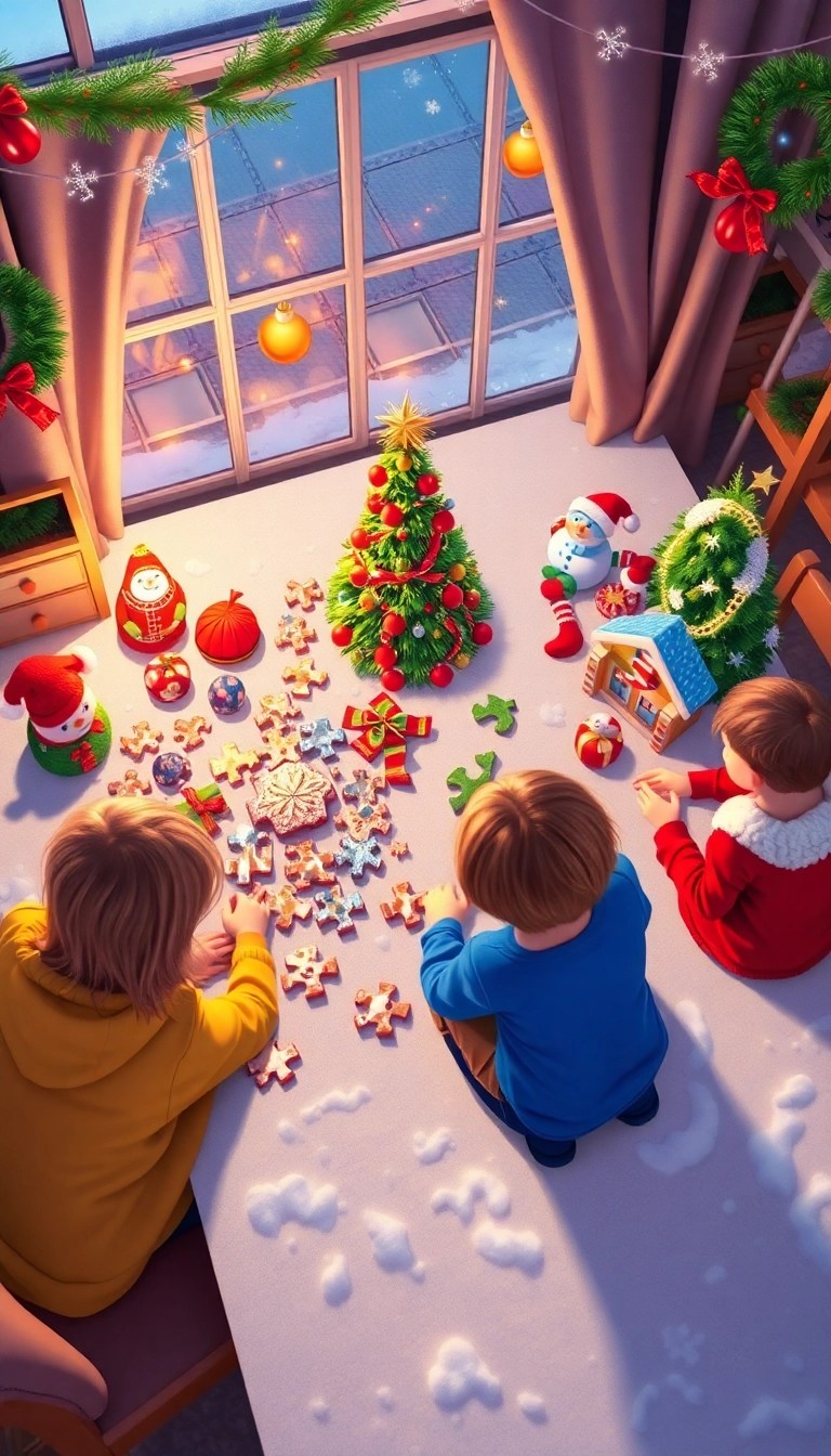 14 Fun DIY Advent Calendars That Will Make December Magical (Kids Will Love #6!) - 9. Puzzle Piece Countdown