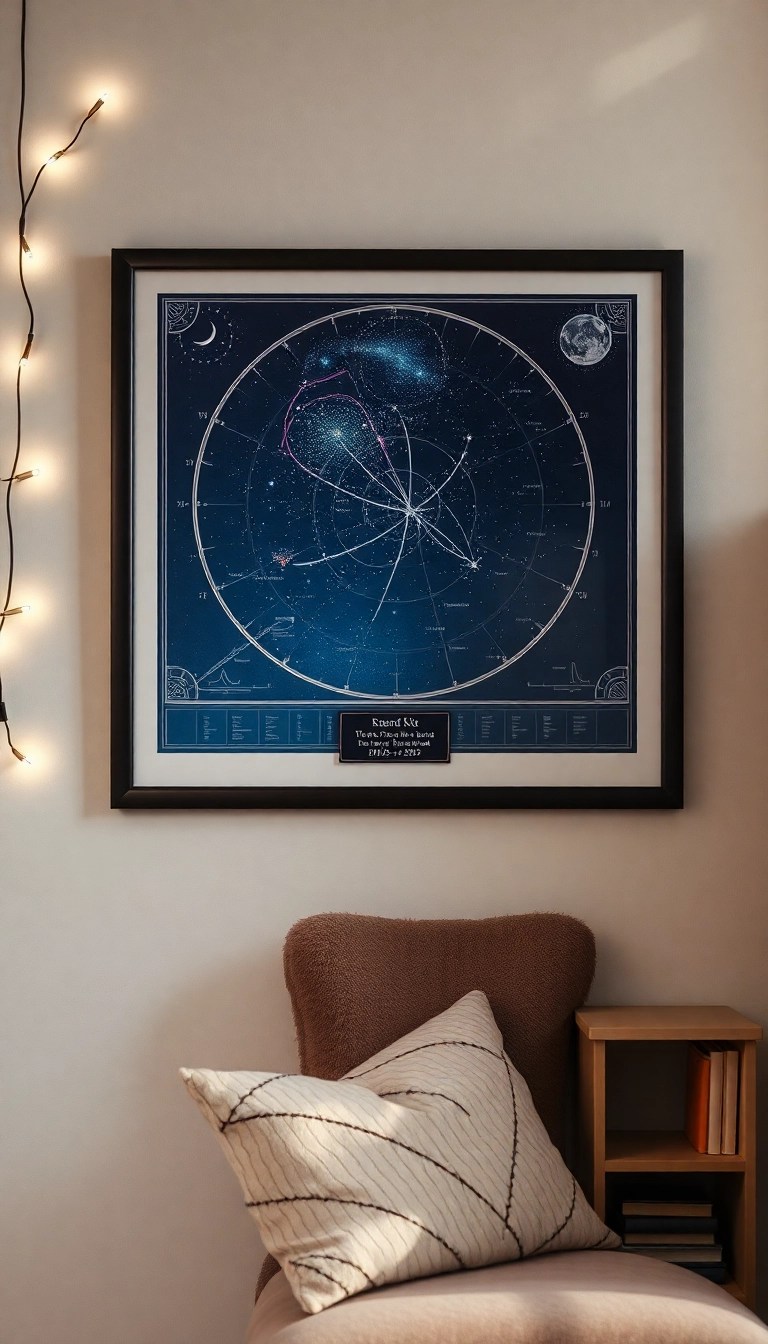 14 Personalized Christmas Gifts That Show You Really Care (They'll Treasure #6 Forever!) - 6. Custom Star Map