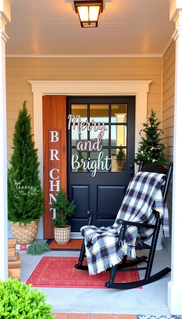 15 Cozy Rustic Christmas Decor Ideas That Will Transform Your Home! - 4. Wooden Signs