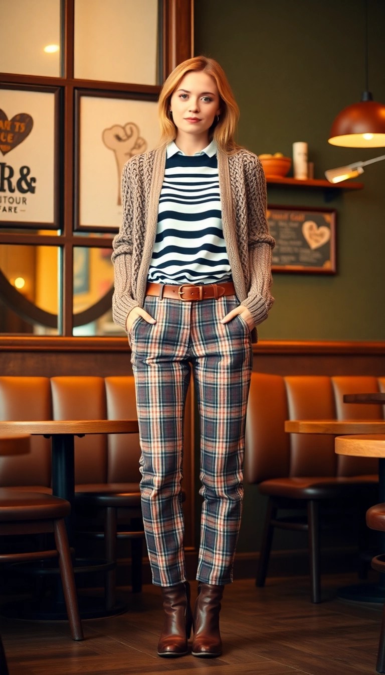 15 Layered Looks That Will Make You the Star of Fall Fashion (You Won't Believe #7!) - 10. Mixing Patterns and Textures