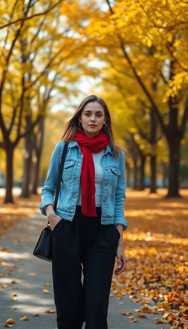 15 Layered Looks That Will Make You the Star of Fall Fashion (You Won't Believe #7!) - 2. Layering with Denim Jackets