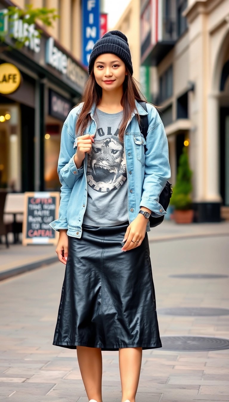 15 Layered Looks That Will Make You the Star of Fall Fashion (You Won't Believe #7!) - 8. Layering with Graphic Tees