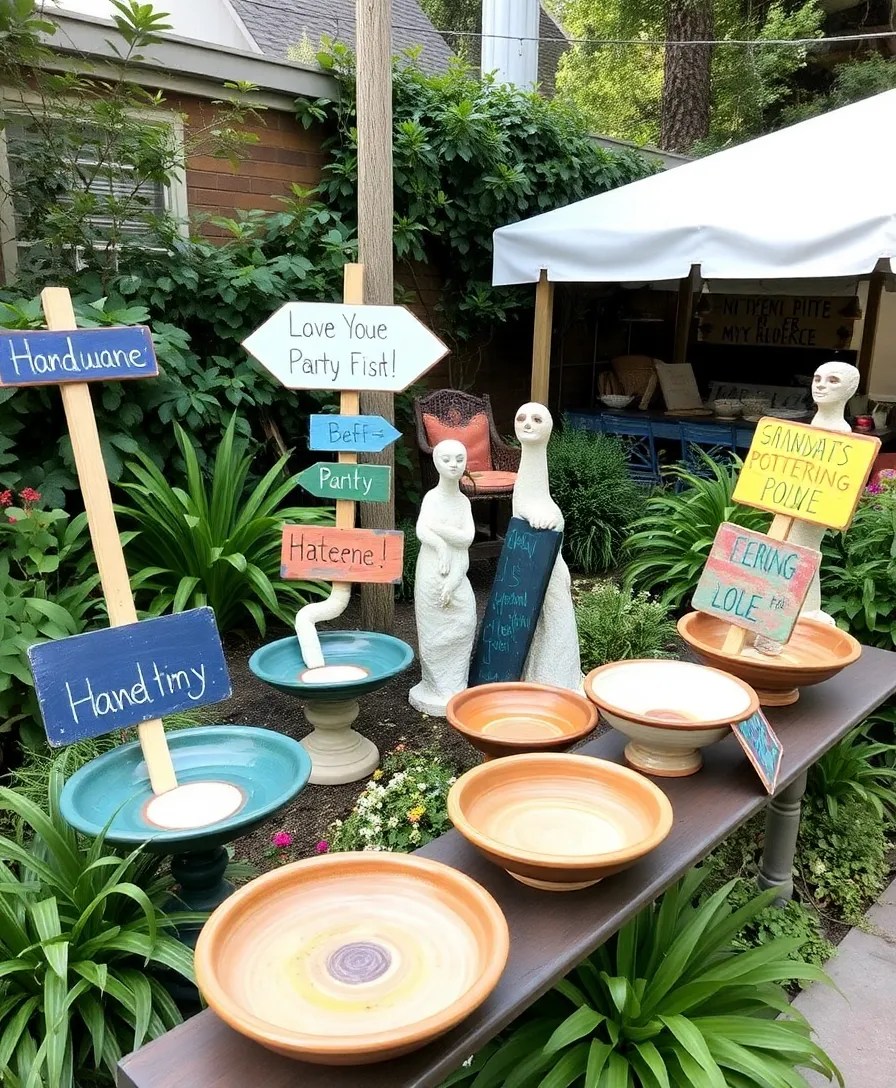 18 Outdoor Party Decor Ideas That Will Transform Your Backyard into a Wonderland! - 15. Artistic Touches