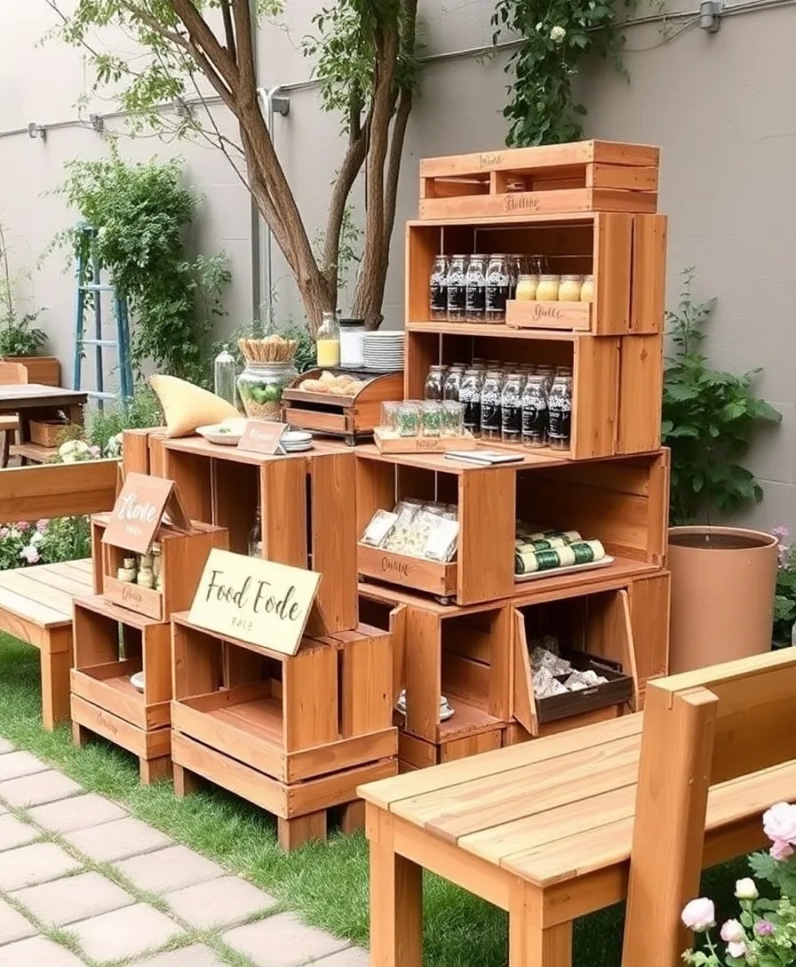 18 Outdoor Party Decor Ideas That Will Transform Your Backyard into a Wonderland! - 5. Rustic Wooden Accents