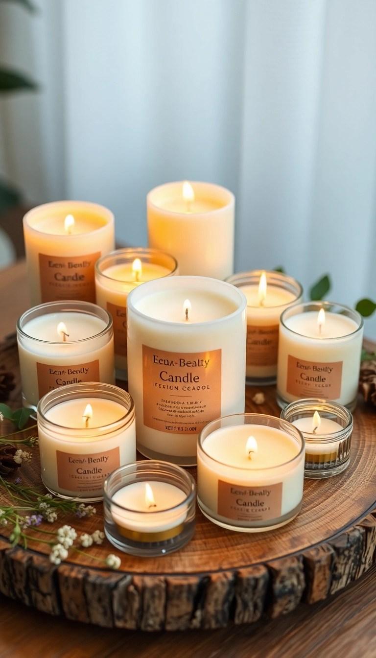 19 Eco-Friendly Christmas Decor Ideas That'll Save the Planet and Wow Your Guests! - 12. Eco-Friendly Candles