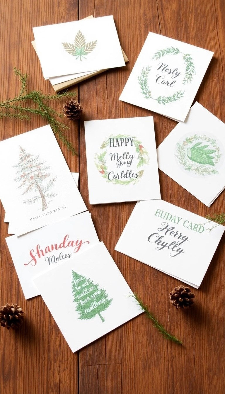 19 Eco-Friendly Christmas Decor Ideas That'll Save the Planet and Wow Your Guests! - 16. Seed Paper Holiday Cards