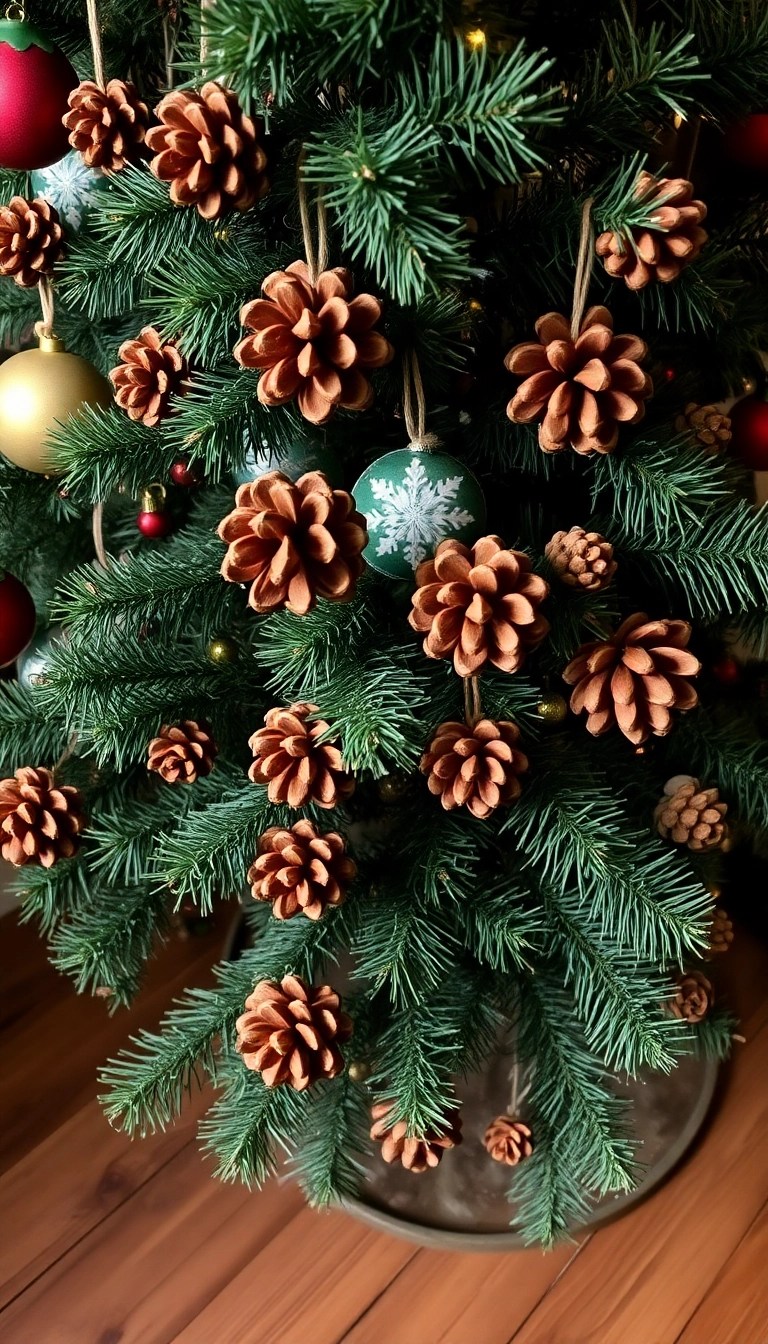 19 Eco-Friendly Christmas Decor Ideas That'll Save the Planet and Wow Your Guests! - 2. Natural Pinecone Ornaments