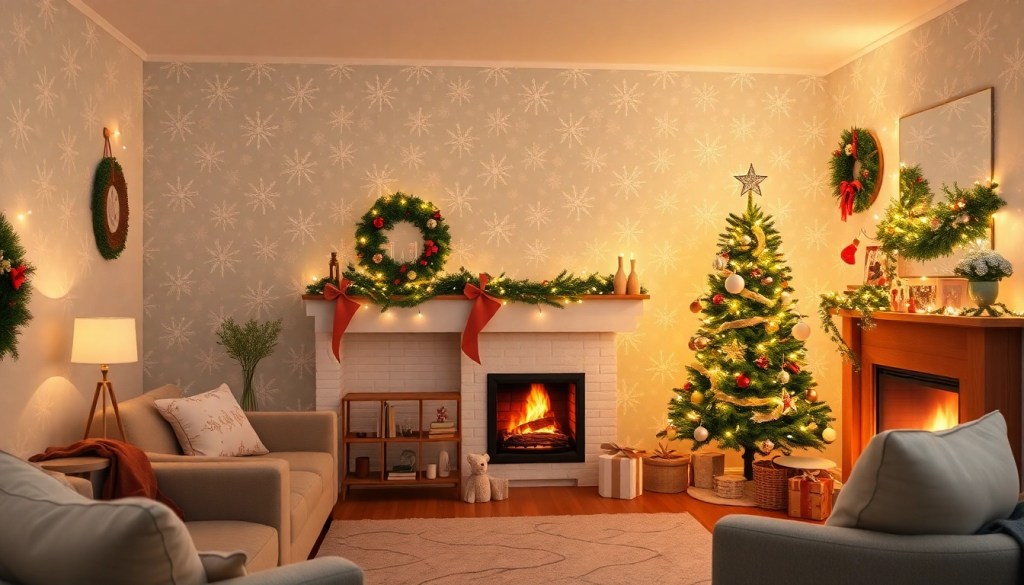 15 Easy DIY Christmas Wallpaper Ideas That’ll Add a Personal Touch to Your&nbsp;Holidays!