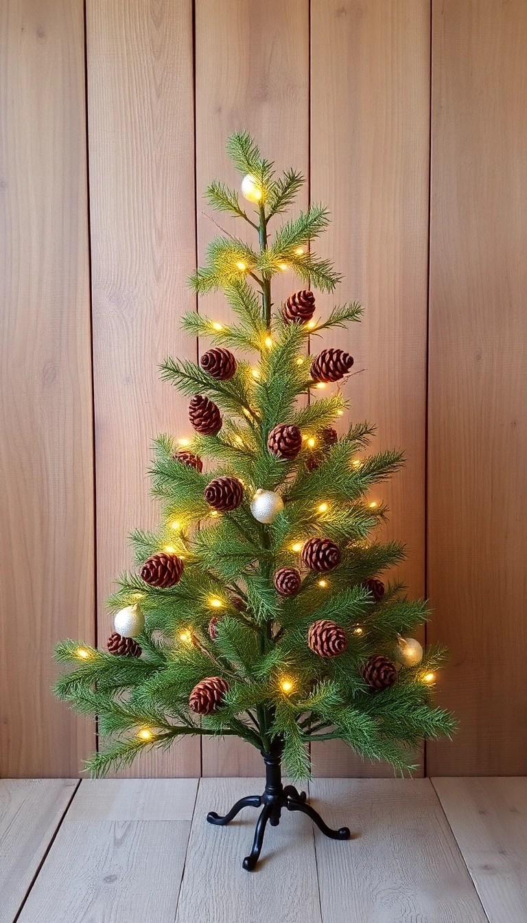 20 Stunning DIY Christmas Tree Ideas You Can Make for Under $50 - 8. Natural Greenery Tree