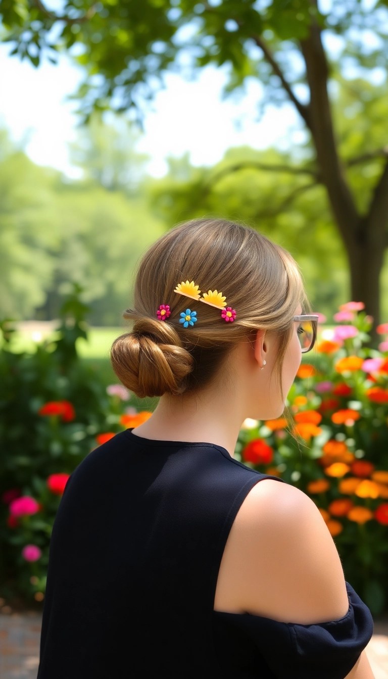 20 Stunning Summer Hair Ideas That'll Make You Look Like a Beach Goddess! - 19. Statement Hairpins