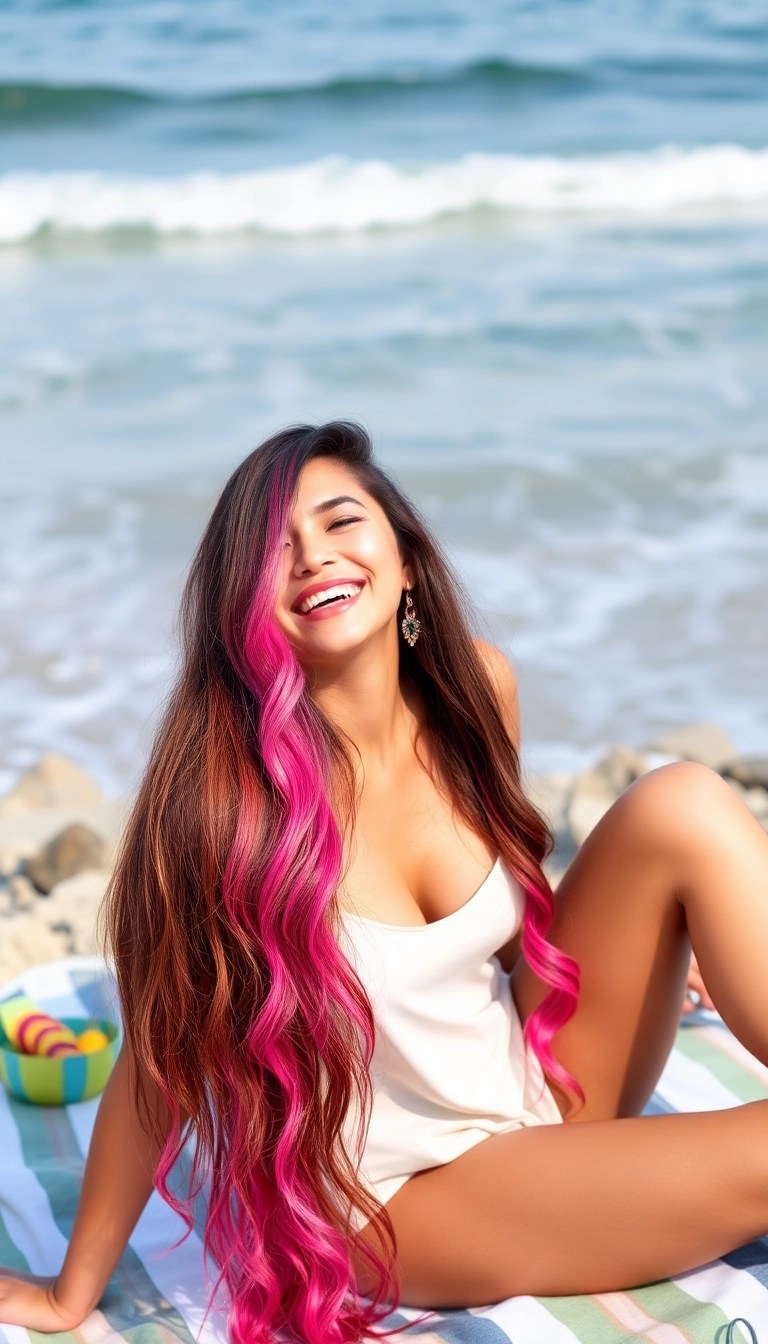 20 Stunning Summer Hair Ideas That'll Make You Look Like a Beach Goddess! - 3. Vibrant Ombre