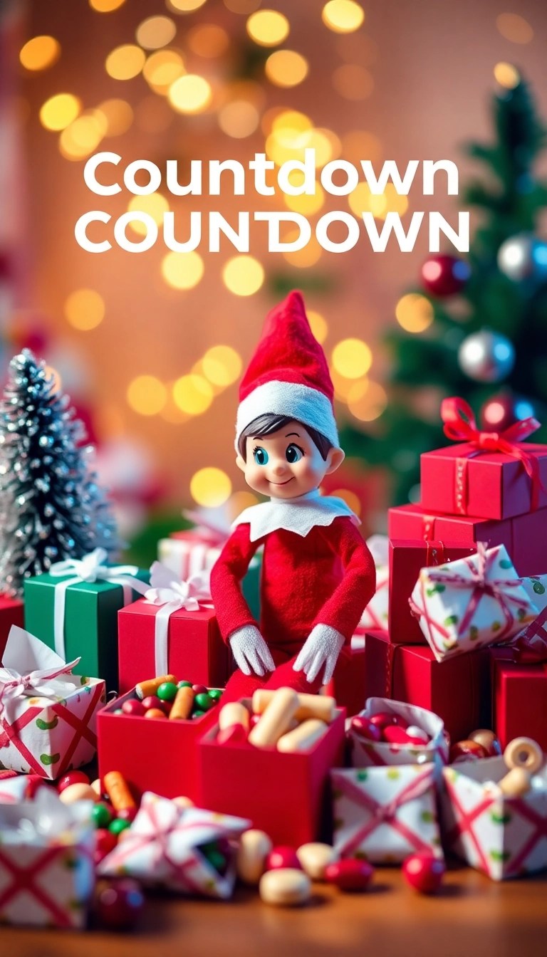 25 Hilarious Elf on the Shelf Ideas That'll Have You Laughing Out Loud! - 16. Elf's Christmas Countdown