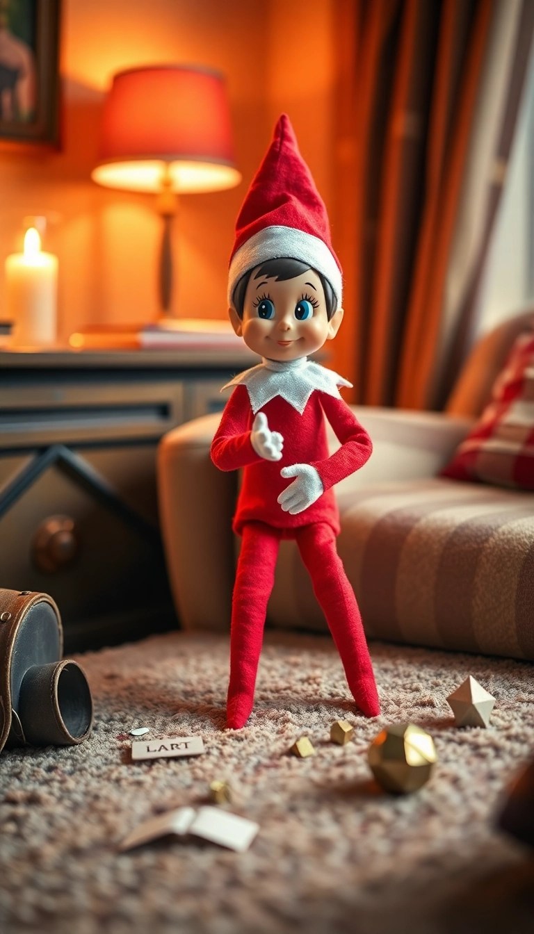 25 Hilarious Elf on the Shelf Ideas That'll Have You Laughing Out Loud! - 20. Elf's Treasure Hunt