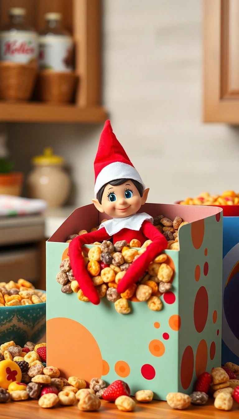 25 Hilarious Elf on the Shelf Ideas That'll Have You Laughing Out Loud! - 4. Elf Playing Hide and Seek