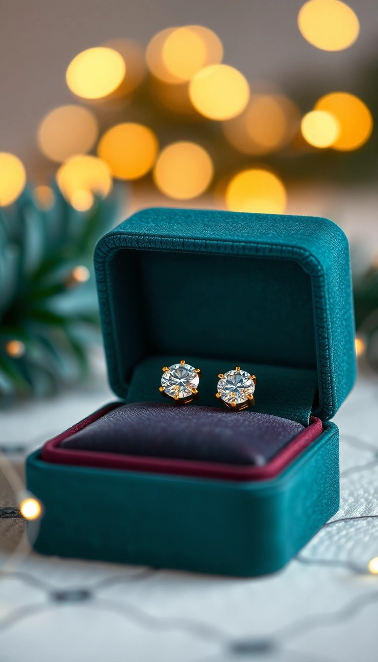 25 Luxury Gifts for Her That'll Make You the Ultimate Gift-Giver (She'll Be Speechless!) - 1. Timeless Diamond Stud Earrings