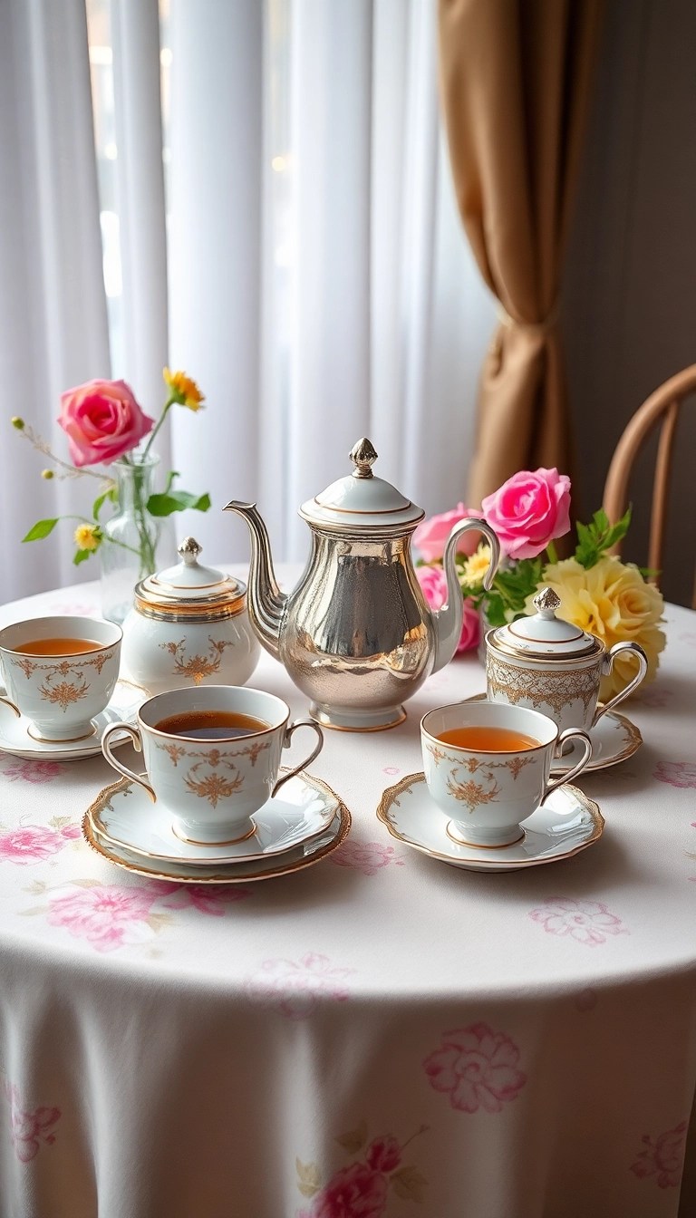 25 Luxury Gifts for Her That'll Make You the Ultimate Gift-Giver (She'll Be Speechless!) - 15. Exquisite Tea or Coffee Set