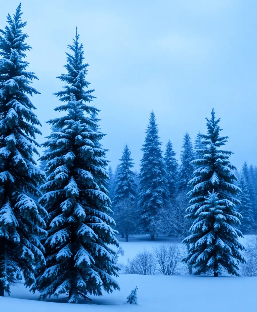 25 Stunning Christmas Phone Wallpapers That'll Bring the Holiday Spirit to Your Screen! - 1. Snowy Winter Wonderland