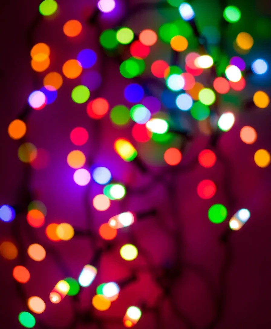 25 Stunning Christmas Phone Wallpapers That'll Bring the Holiday Spirit to Your Screen! - 5. Festive Lights and Glow