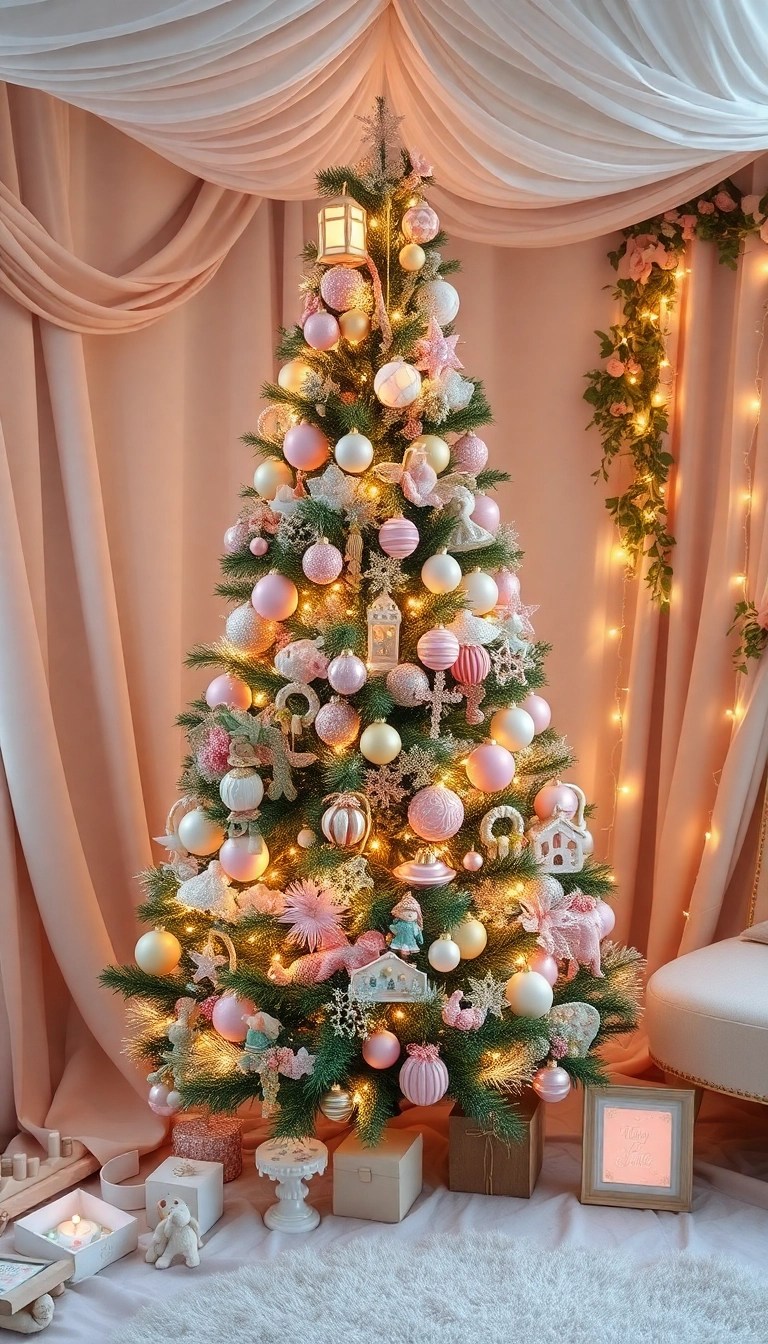 25 Stunning Christmas Tree Decorating Ideas That'll Make Your Guests Go 'WOW!' - 13. Fairy Tale Fantasy