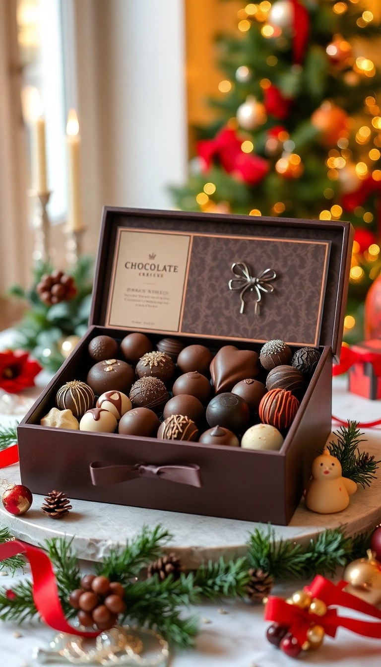 25 Unique Christmas Gift Ideas That'll Make You the Star of the Holiday! - 18. Artisan Chocolate Box