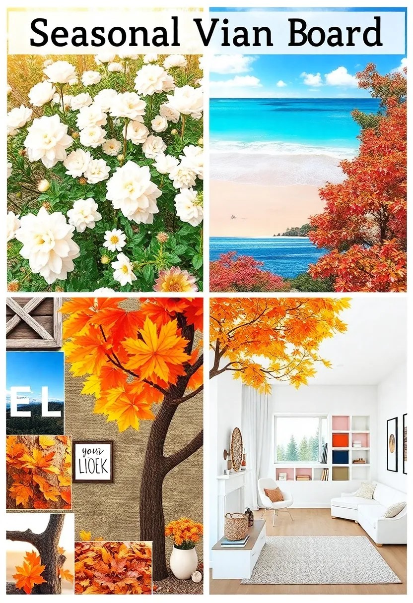 10 Vision Board Ideas That Will Transform Your Dreams into Reality (You Won't Believe #5!) - 10. Seasonal Vision Board