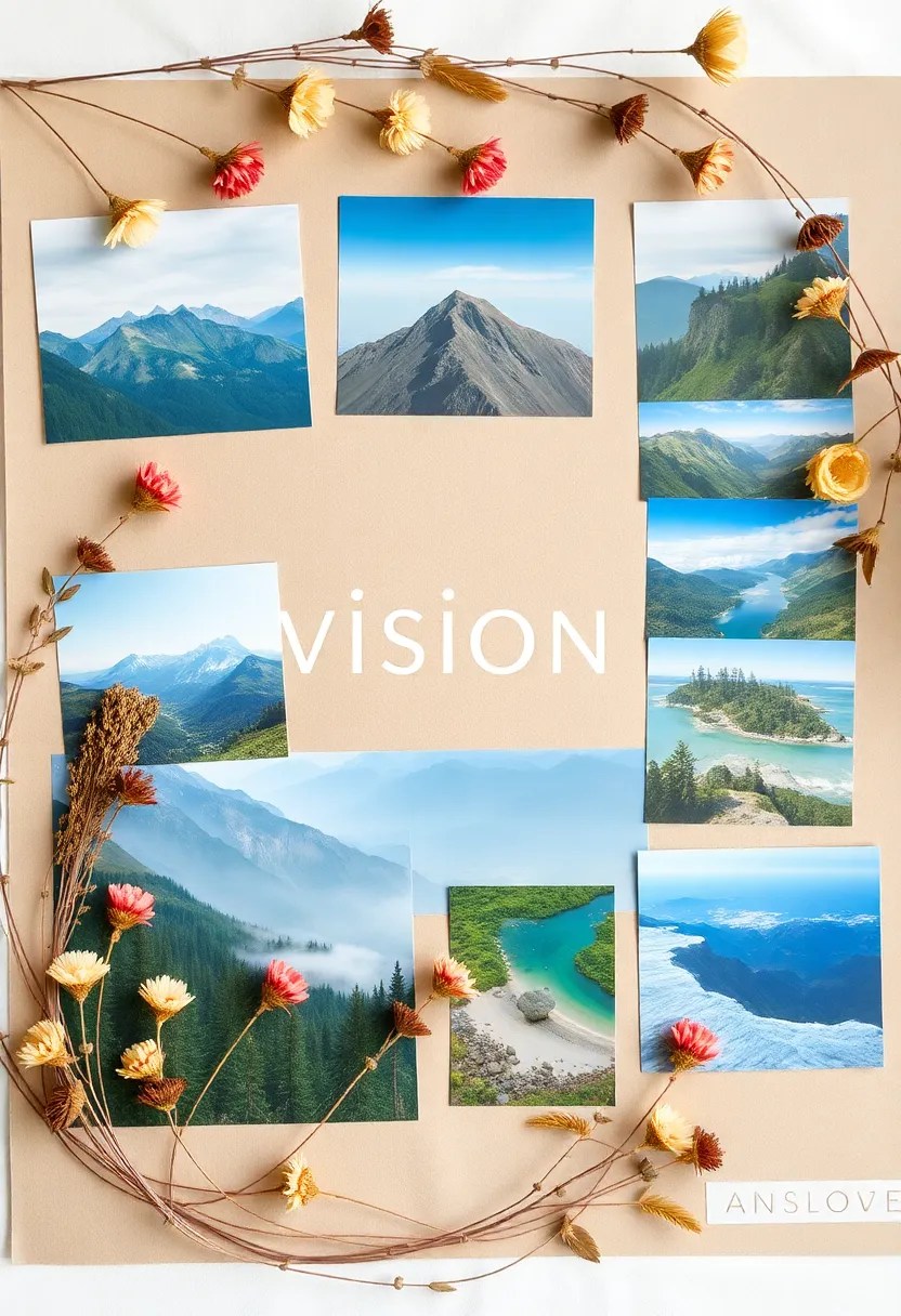 10 Vision Board Ideas That Will Transform Your Dreams into Reality (You Won't Believe #5!) - 4. Nature-Inspired Vision Board