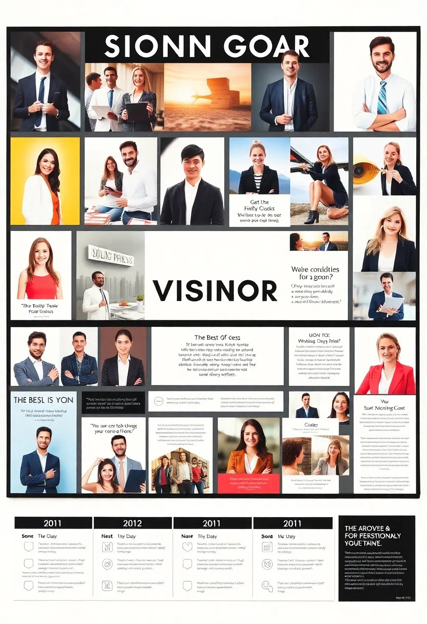 10 Vision Board Ideas That Will Transform Your Dreams into Reality (You Won't Believe #5!) - 8. Career Aspirations Board