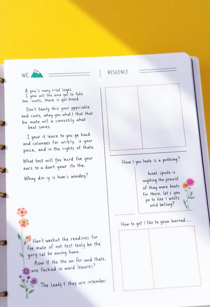 14 Habit Trackers That Will Help You Crush Your Goals (You’ll Want to Copy #10!) - 12. The Resilience Tracker