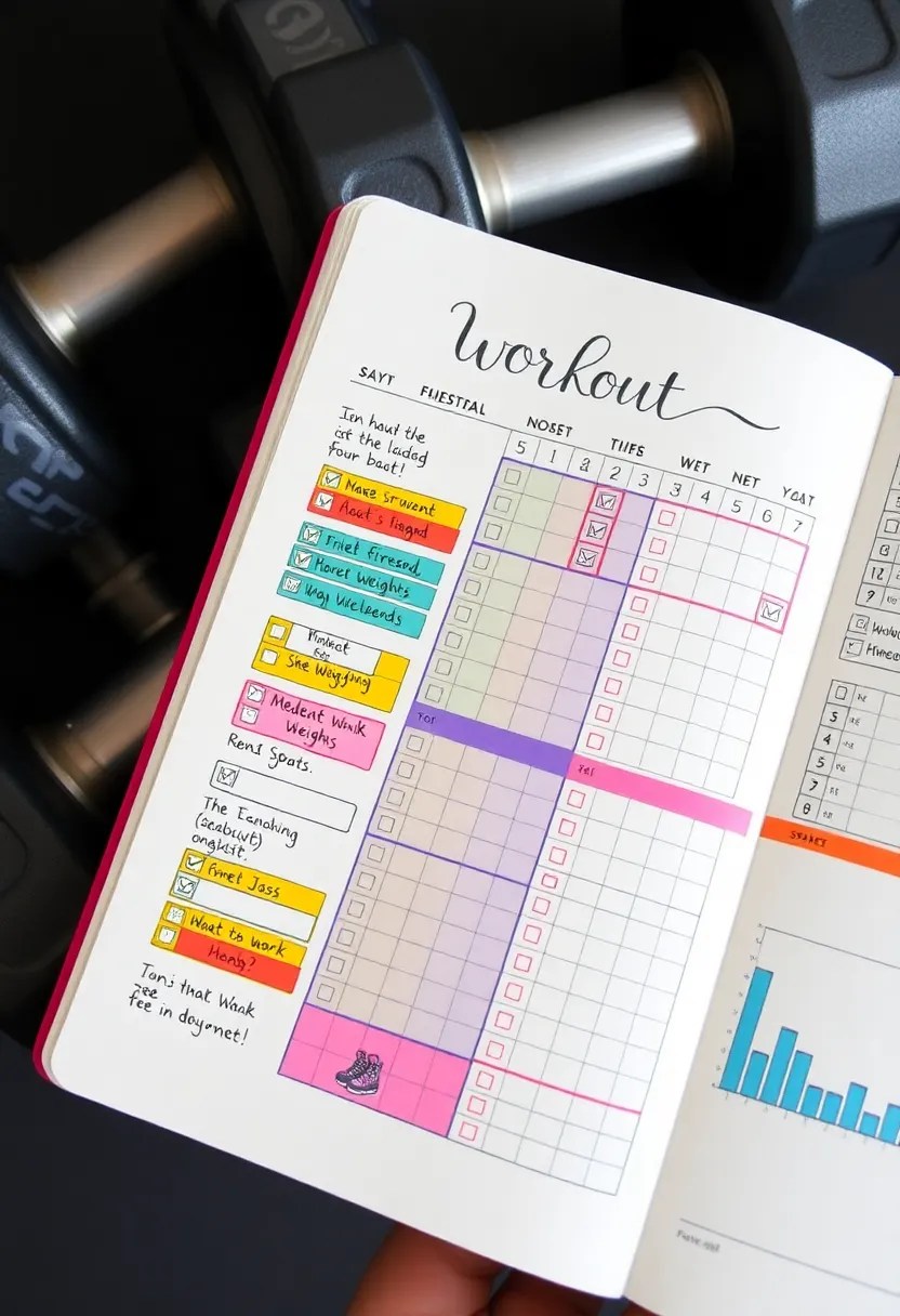 14 Habit Trackers That Will Help You Crush Your Goals (You’ll Want to Copy #10!) - 2. The Fitness Tracker