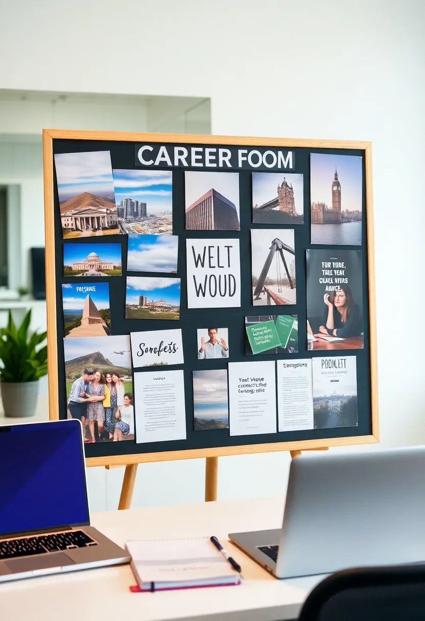 15 Mind-Blowing Vision Board Ideas That'll Ignite Your Manifestation Journey! - 5. The Career Vision Board