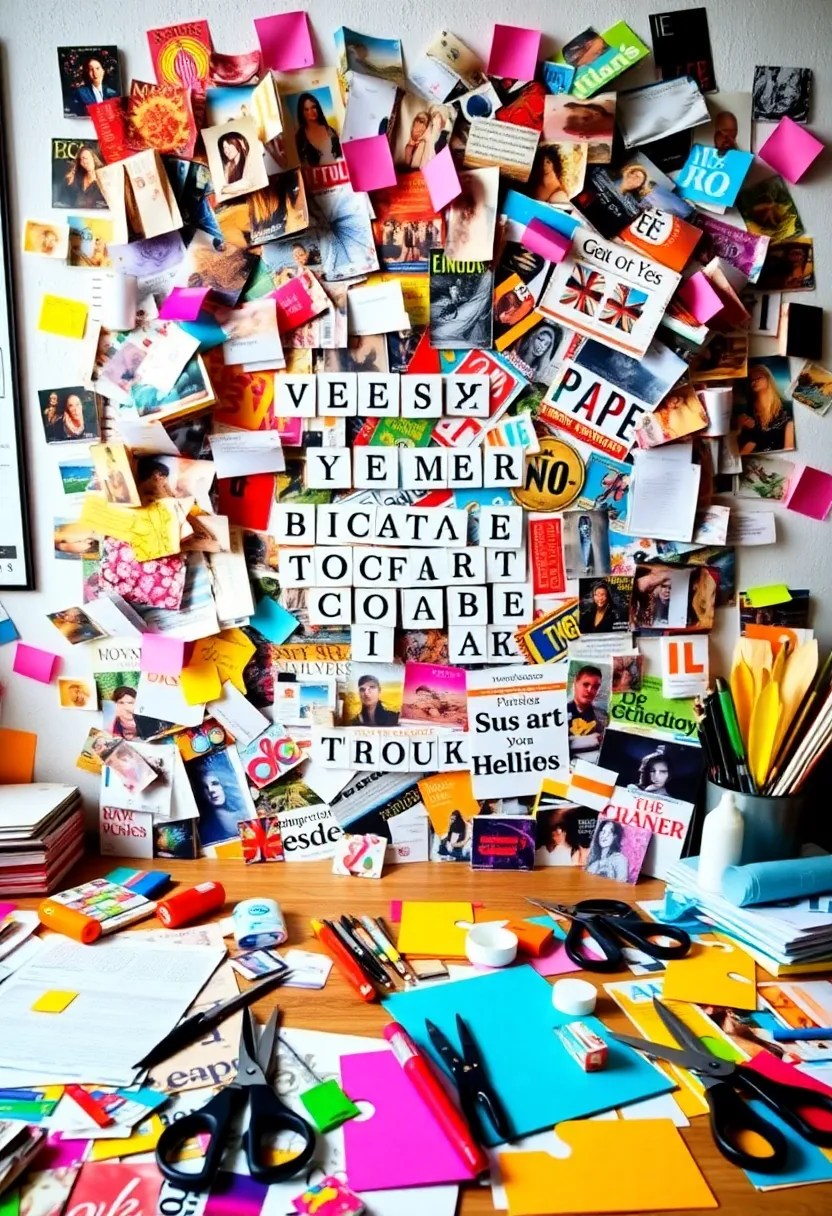 15 Mind-Blowing Vision Board Ideas That'll Ignite Your Manifestation Journey! - 7. The Vision Board Collage