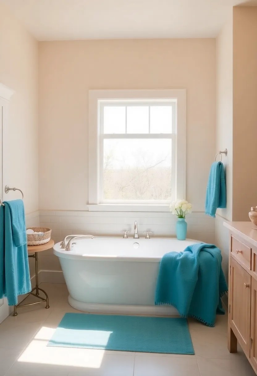 15 Stunning Color Palettes for Your January Home Decor (Wait Until You See #4!) - 10. Ocean Blue and Soft Beige