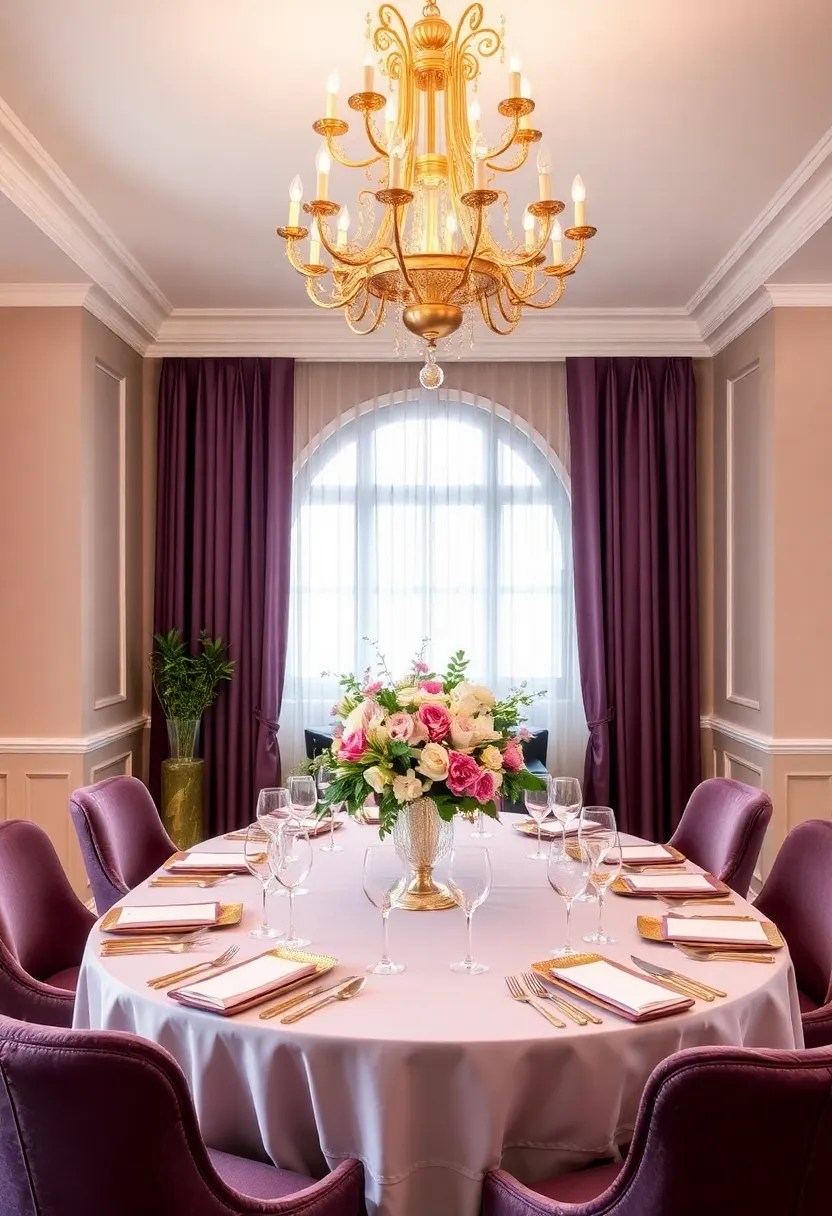 15 Stunning Color Palettes for Your January Home Decor (Wait Until You See #4!) - 11. Muted Plum and Soft Gold