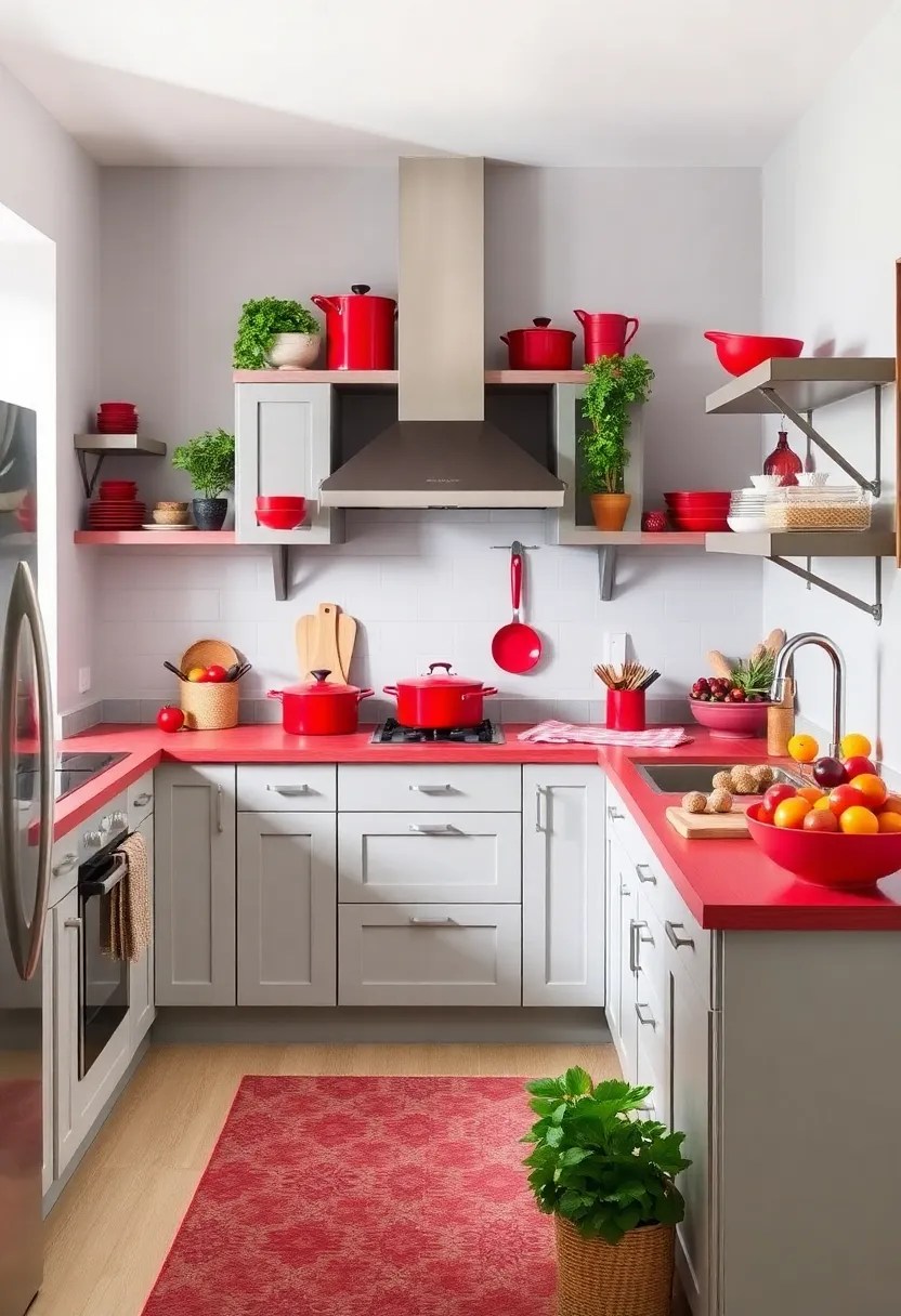 15 Stunning Color Palettes for Your January Home Decor (Wait Until You See #4!) - 4. Berry Red and Soft Gray (Wait Until You See #4!)