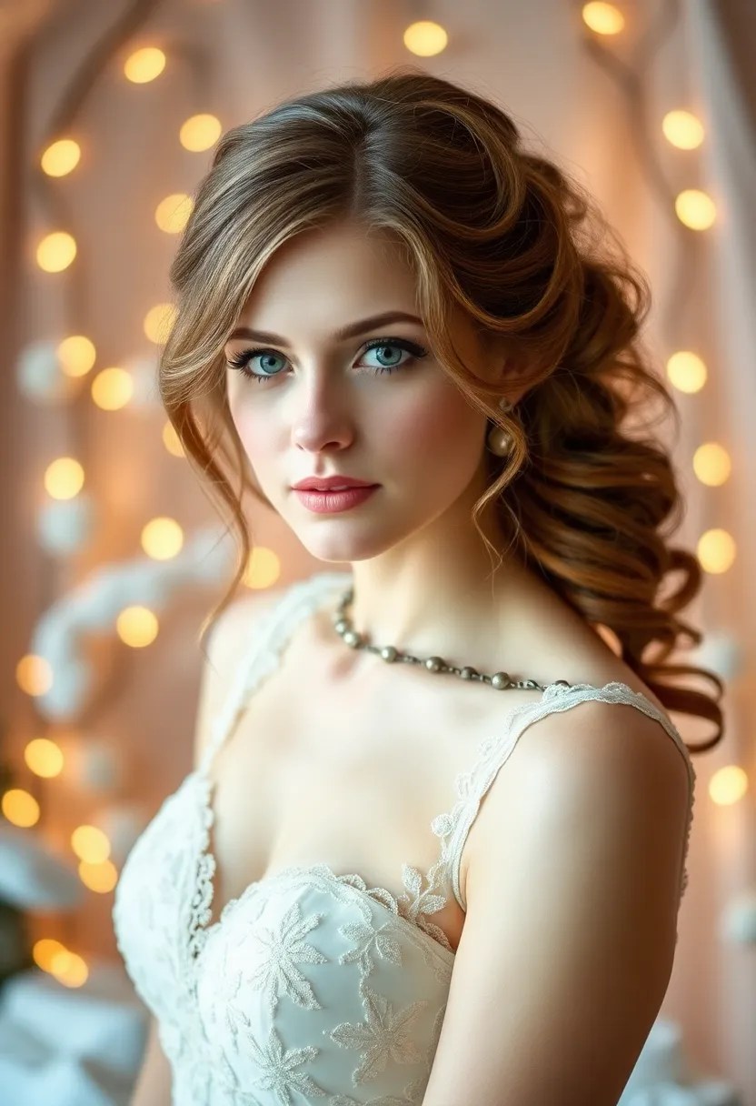 20 Elegant Updo Hairstyles for January Events (You'll Love #3!) - 14. The Romantic Low Chignon