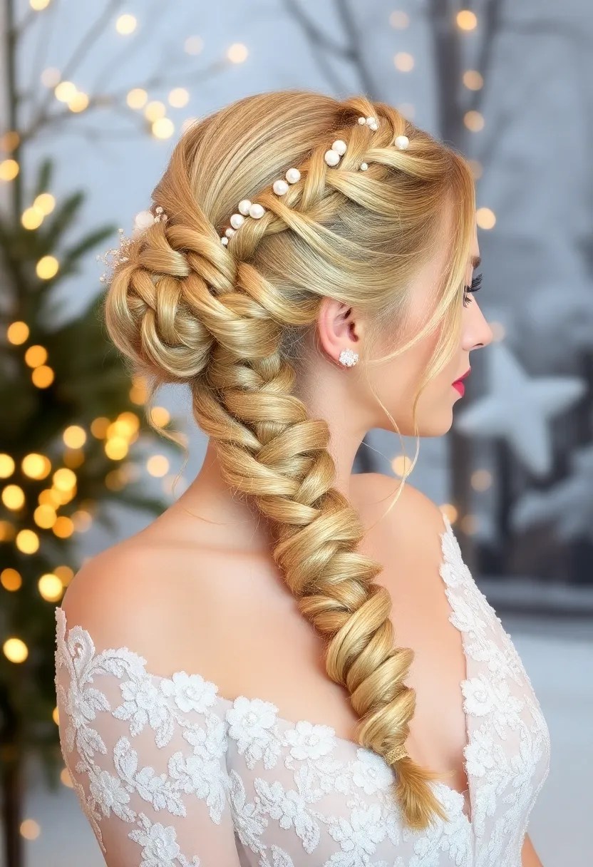 20 Elegant Updo Hairstyles for January Events (You'll Love #3!) - 3. Braided Elegance