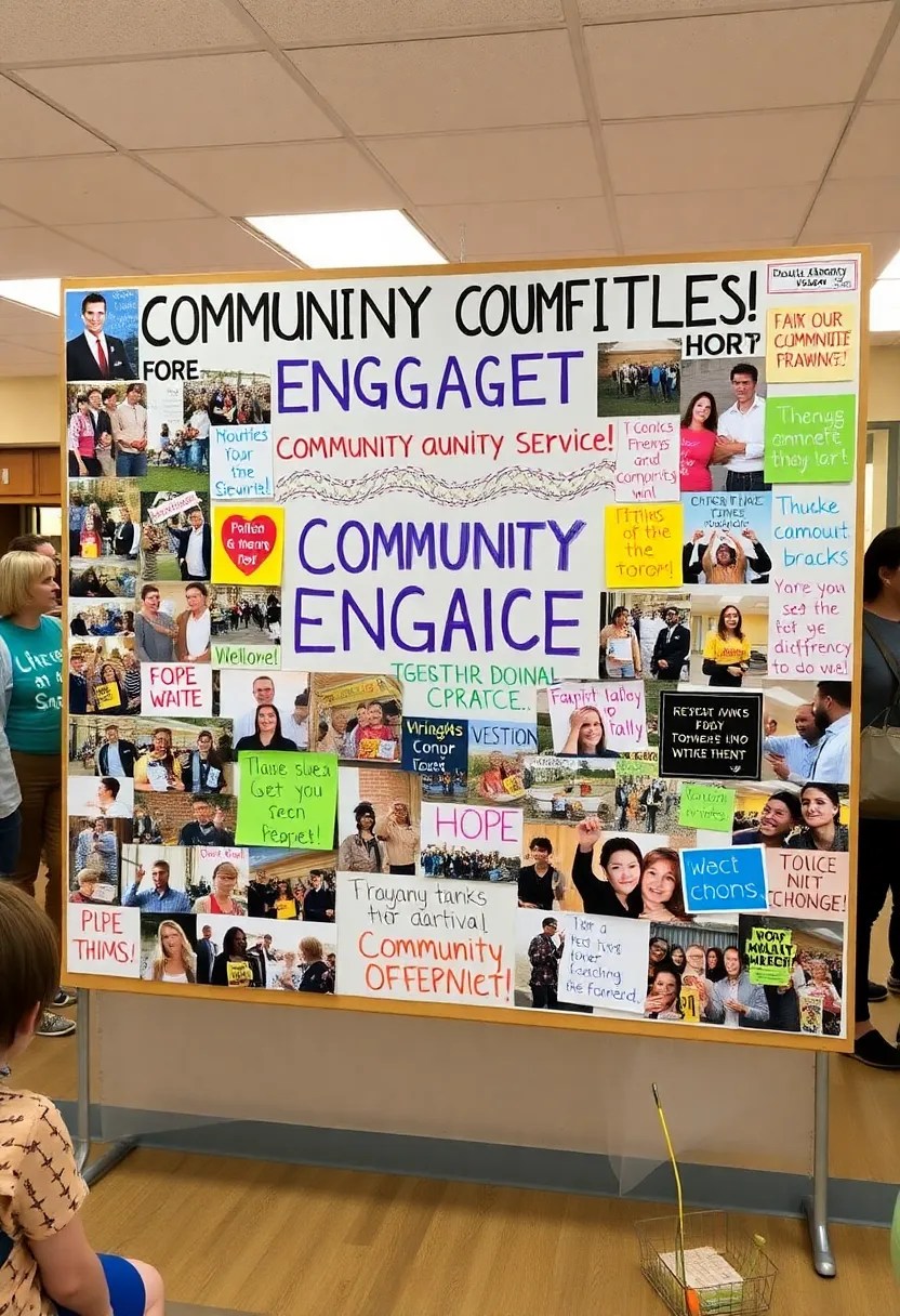 21 Vision Board Ideas That Will Transform Your Dreams into Reality (You Won't Believe #10!) - 15. Community Engagement Board