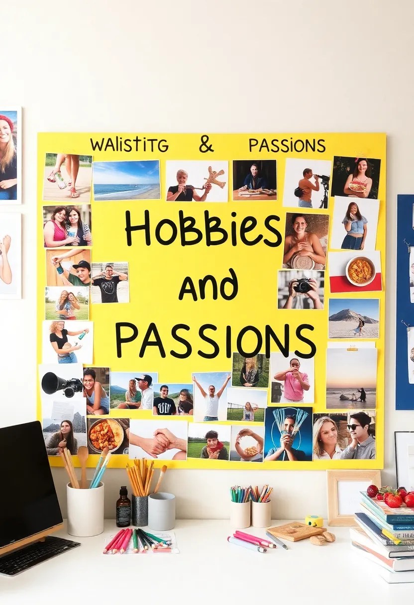 21 Vision Board Ideas That Will Transform Your Dreams into Reality (You Won't Believe #10!) - 17. Hobbies and Passions Board