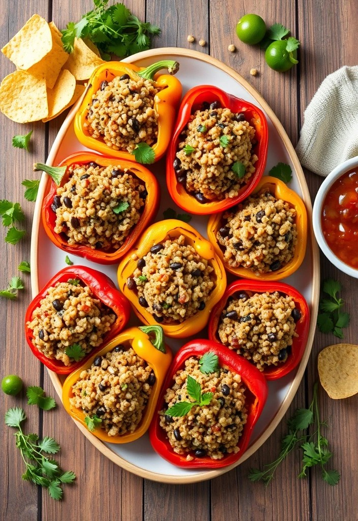 10 Grilled Date Night Recipes That Will Make Your Summer Even Sweeter (Fire Up the Grill!) - 5. Grilled Stuffed Bell Peppers