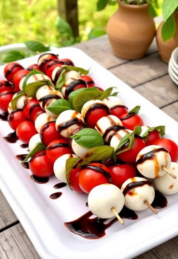 10 Grilled Date Night Recipes That Will Make Your Summer Even Sweeter (Fire Up the Grill!) - 8. Grilled Caprese Skewers